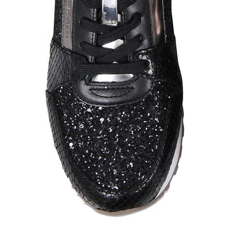 michael kors glitter sneakers|michael kors black glitter sneakers.